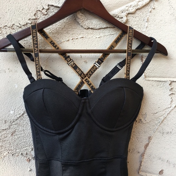 NEW IVY PARK x ADIDAS Knit Bodysuit Black Size S - Picture 7 of 16